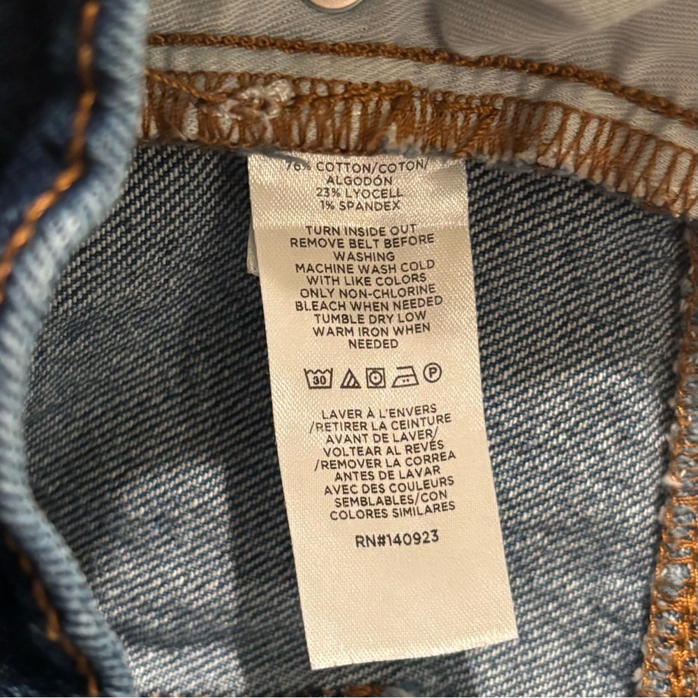 LOFT Wide Leg High Waist Jeans Size 12 - Picture 10 of 11